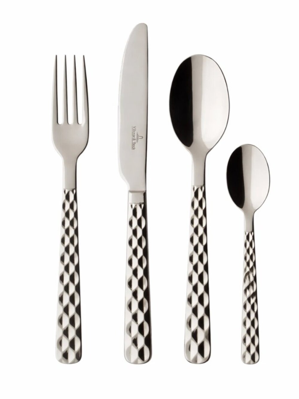 Villeroy &amp; Boch 4 Piece Boston Stainless Steel Flatware Set - New